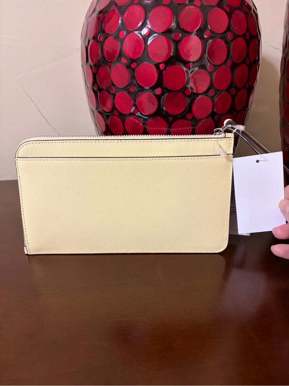 Kate Spade Lucy 3D Floral Wristlet in Lemon Fondant MSRP $159